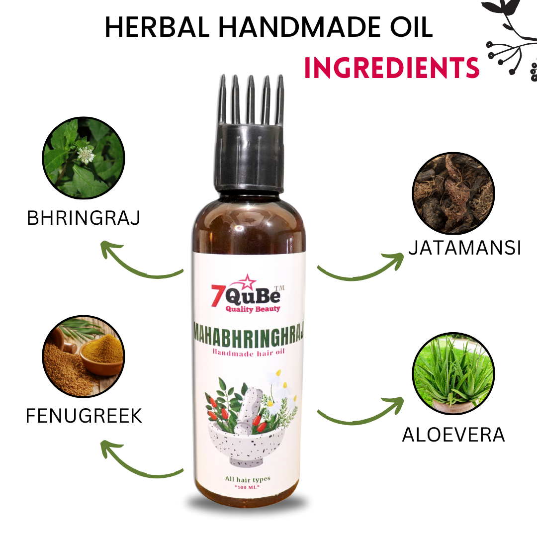Mahabhringhraj Handmade Hair Oil - 100ML Mahabhringhraj Handmade Hair Oil - 100ML