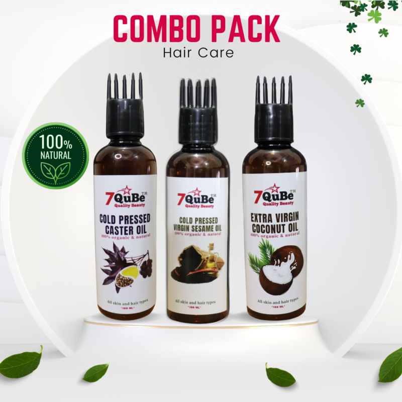 Cold Pressed Caster + Virgin Sesame + Virgin Coconut Oil Pack