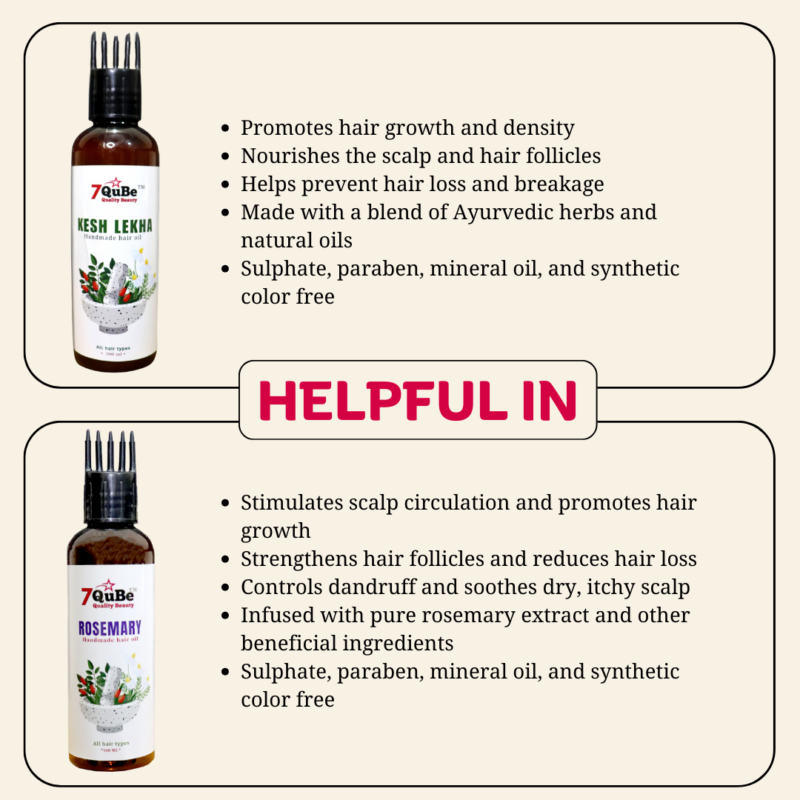 Kesh Lekha & Rosemary Oil Pack